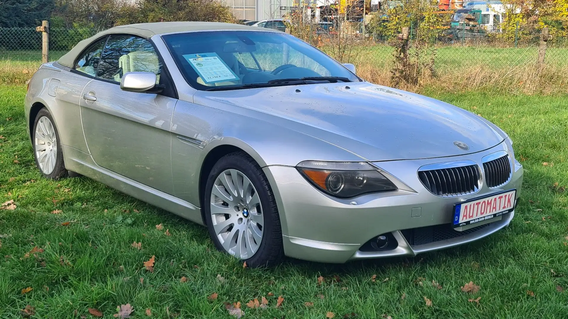 BMW 645 Baureihe 6 Cabrio 645 CI Silber - 2