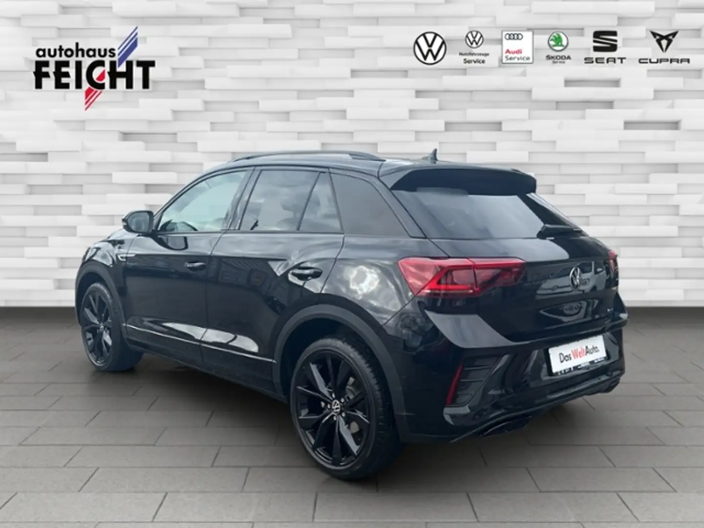 Volkswagen T-Roc 2.0 TSI R-Line+4Motion+LED+NAVI+RFK+APP-C. Schwarz - 2
