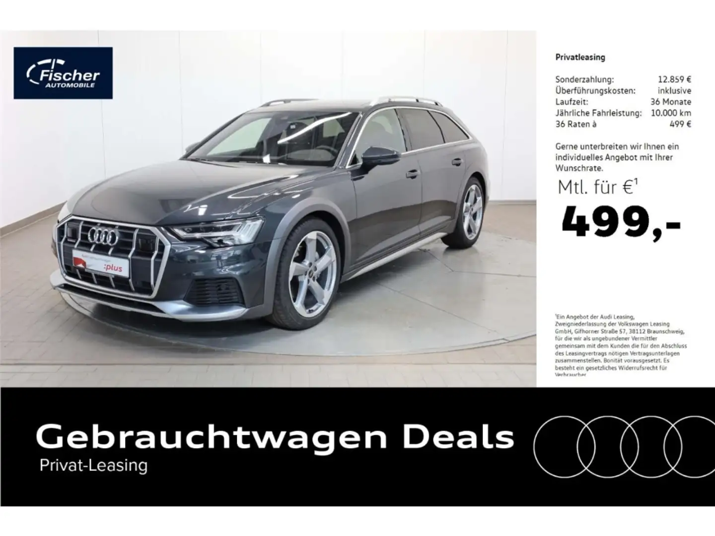 Audi A6 allroad 45 TDI quattro AHK/P-Dach/Matrix/20'' Grau - 1