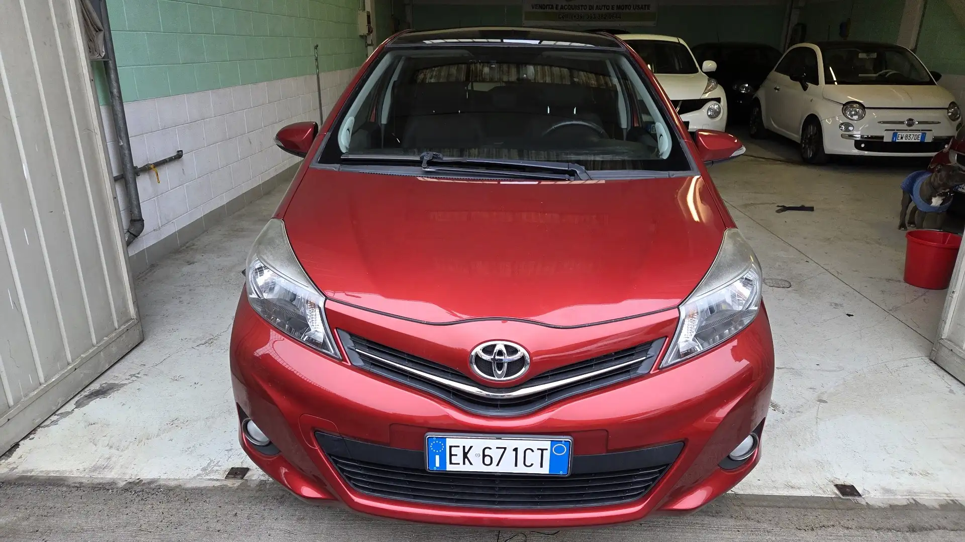 Toyota Yaris 5p 1.3 Lounge full full Rouge - 2