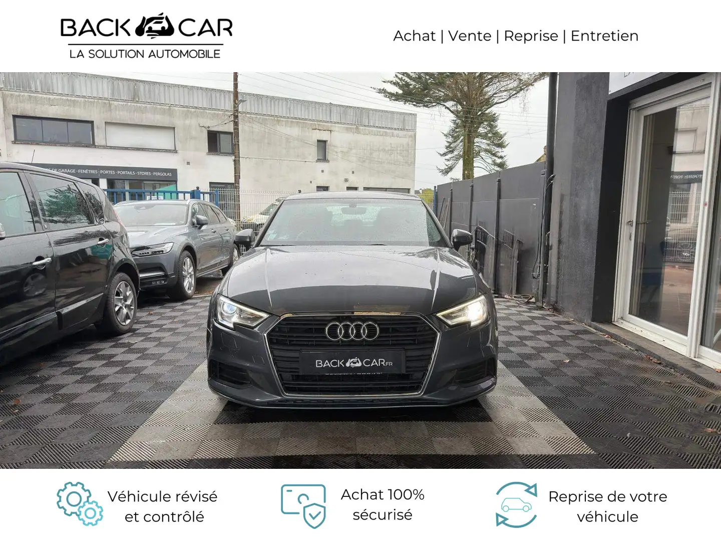 Audi A3 35 TFSI CoD 150 S tronic 7 Business line Gris - 2