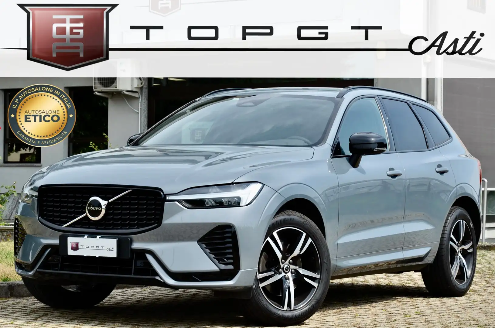 Volvo XC60 2.0 b4 R-design 197cv auto UNICOPROP, PERMUTE Gris - 1