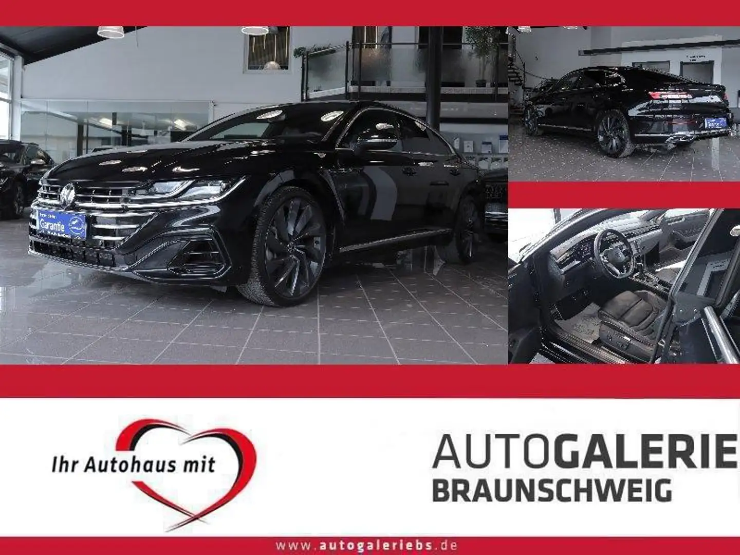 Volkswagen Arteon 2.0 TSI R-Line 4Motion *MATRIX*AHK*CAM* Nero - 1