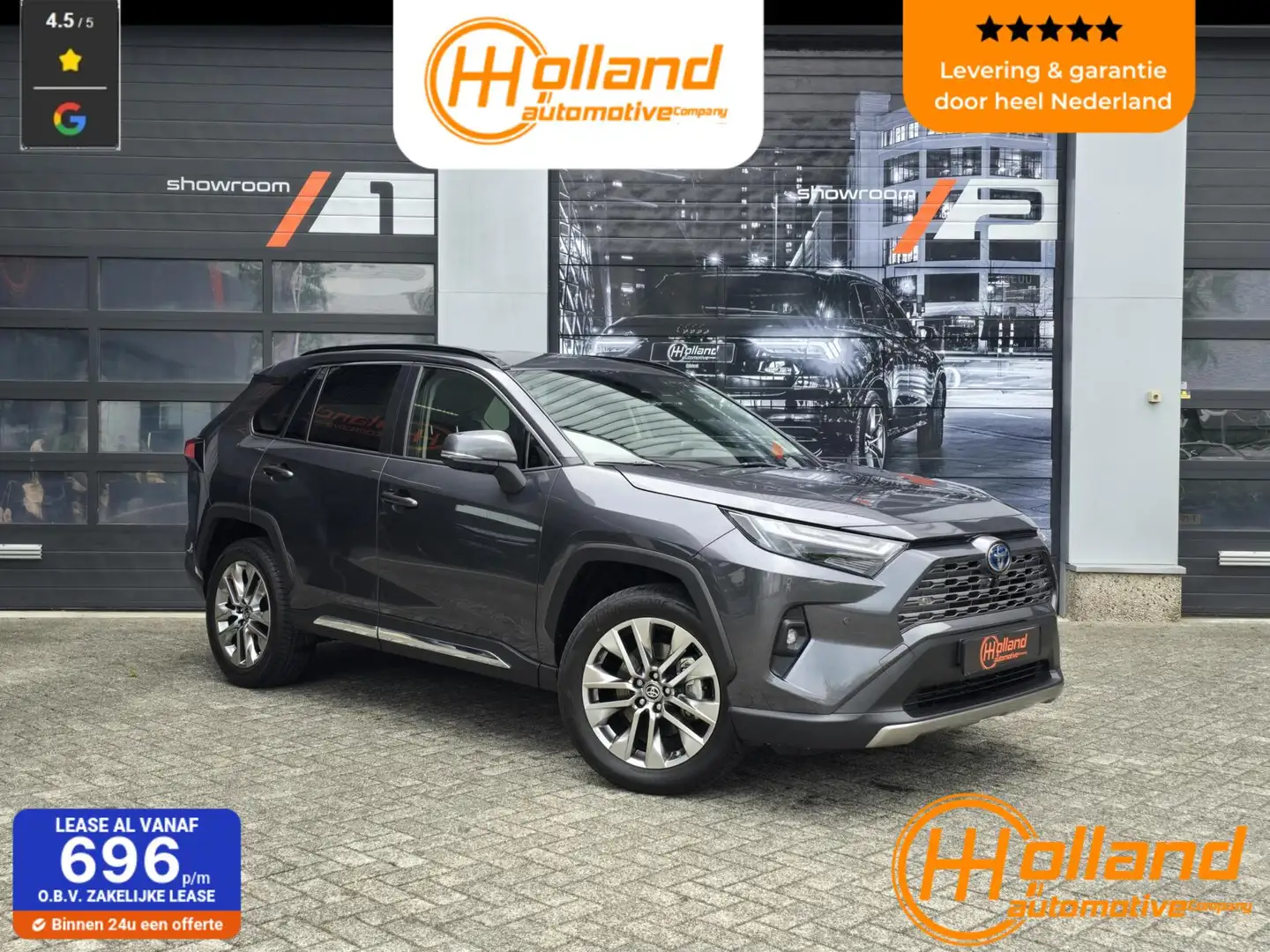 Toyota RAV 4 2.5 Hybrid Excutive| led | JBL| 360cam! Grijs - 1