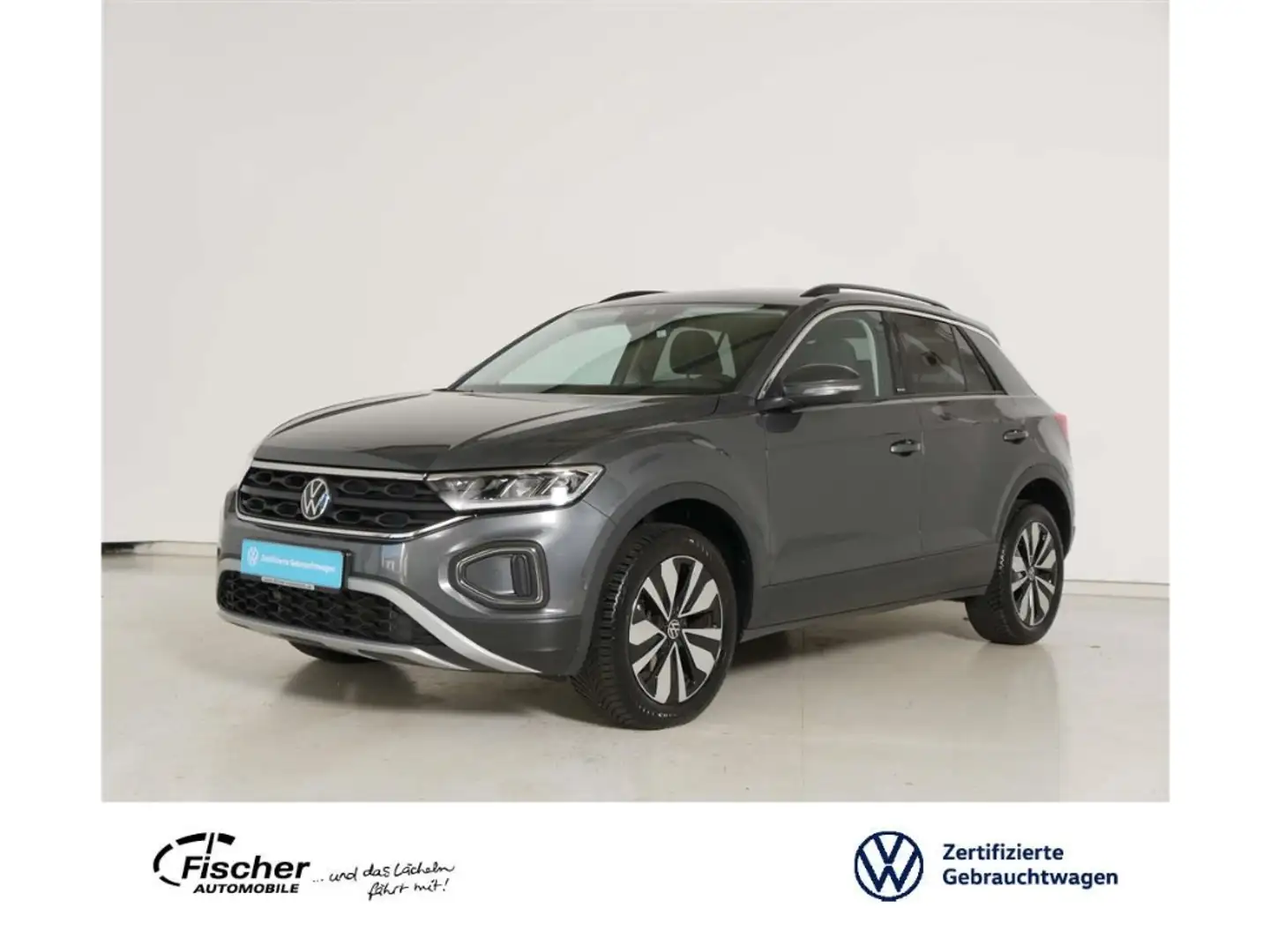 Volkswagen T-Roc 1.5 TSI Move DSG NAV/LED/17''/App-Connect Grau - 1
