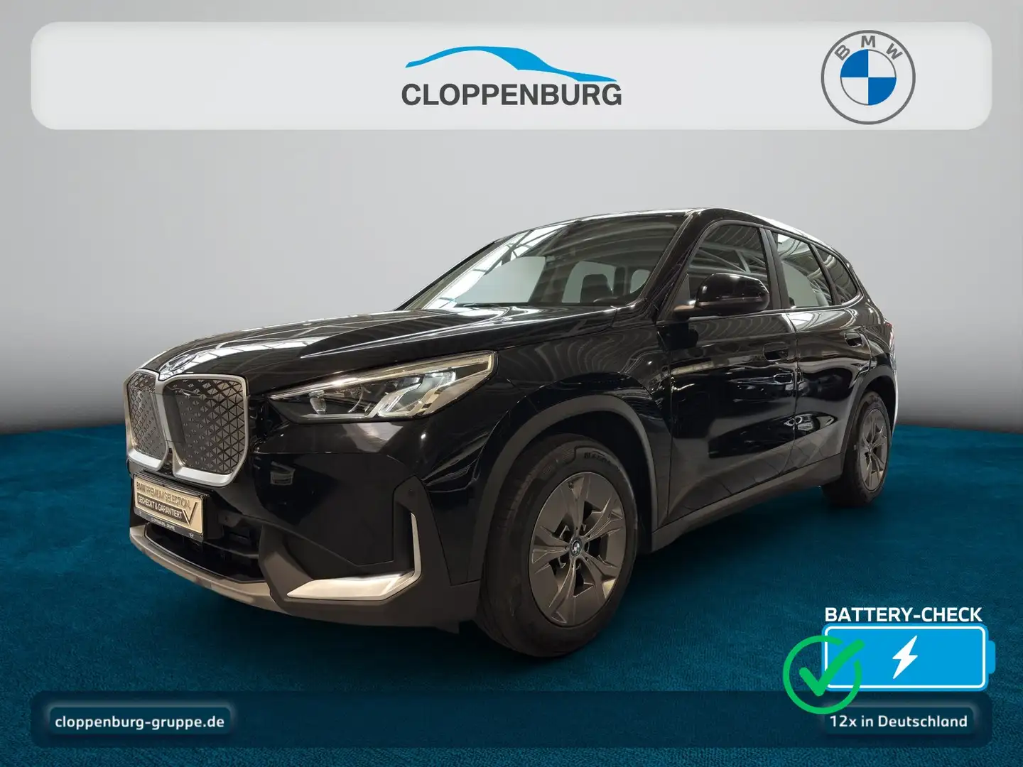 BMW iX1 xDrive30 SHZ+HiFi+E.Sitze+Ambi+Sportf+BT+ZV Schwarz - 1