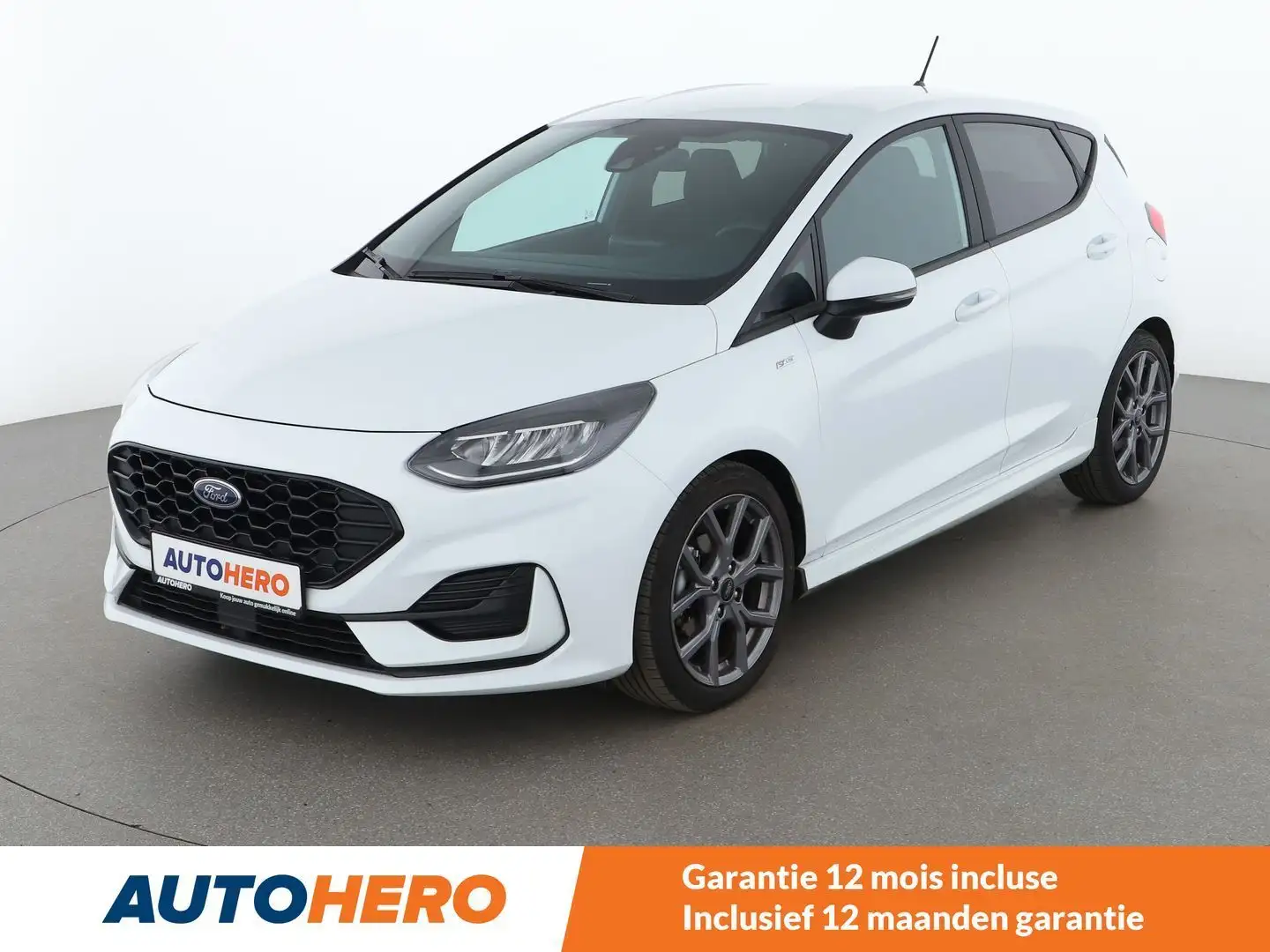 Ford Fiesta 1.0 EcoBoost Mild-Hybrid ST-Line Blanc - 1