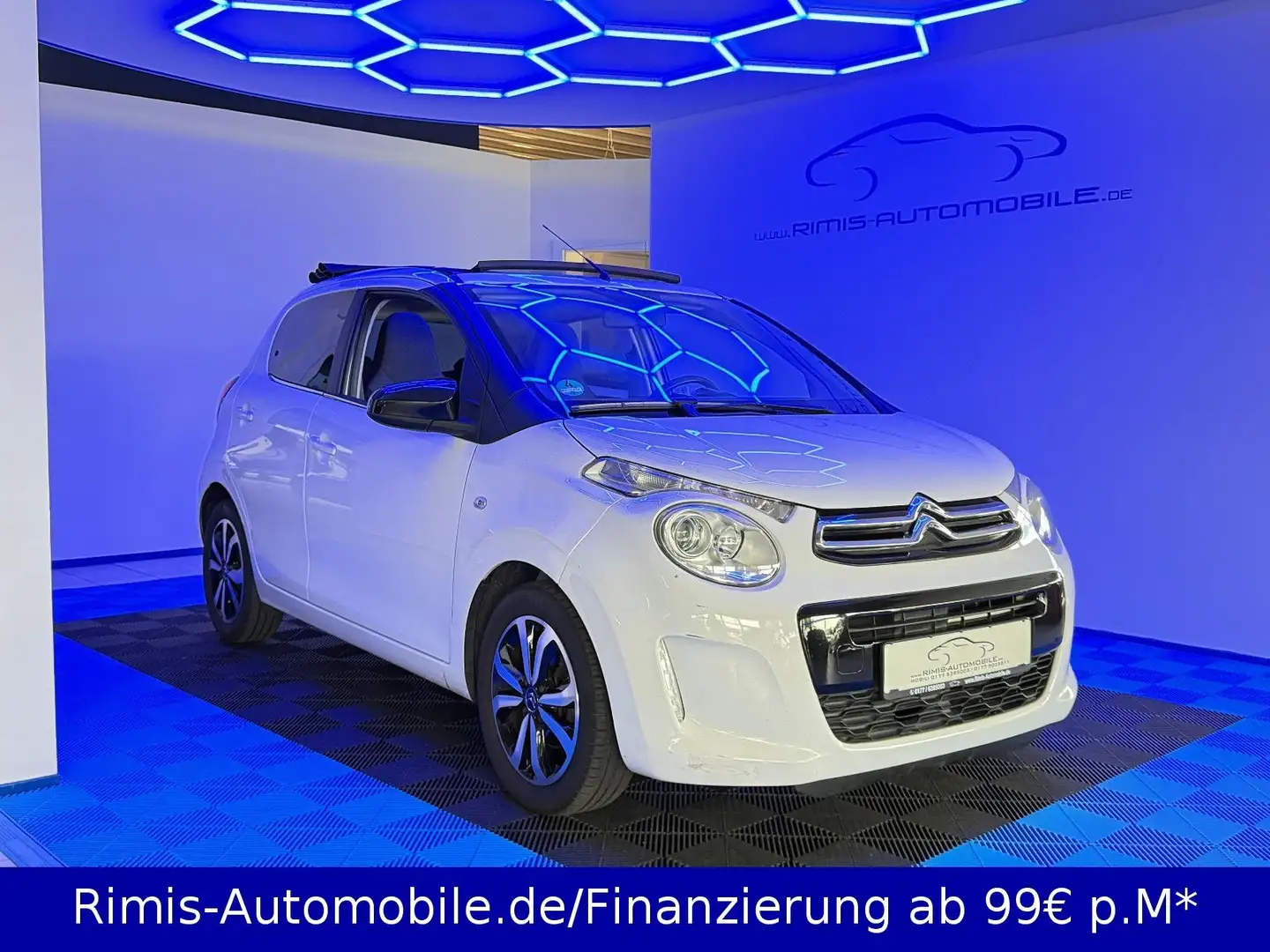 Citroen C1 Airscape Shine Faltdach Touch Display R.Kam. Weiß - 1