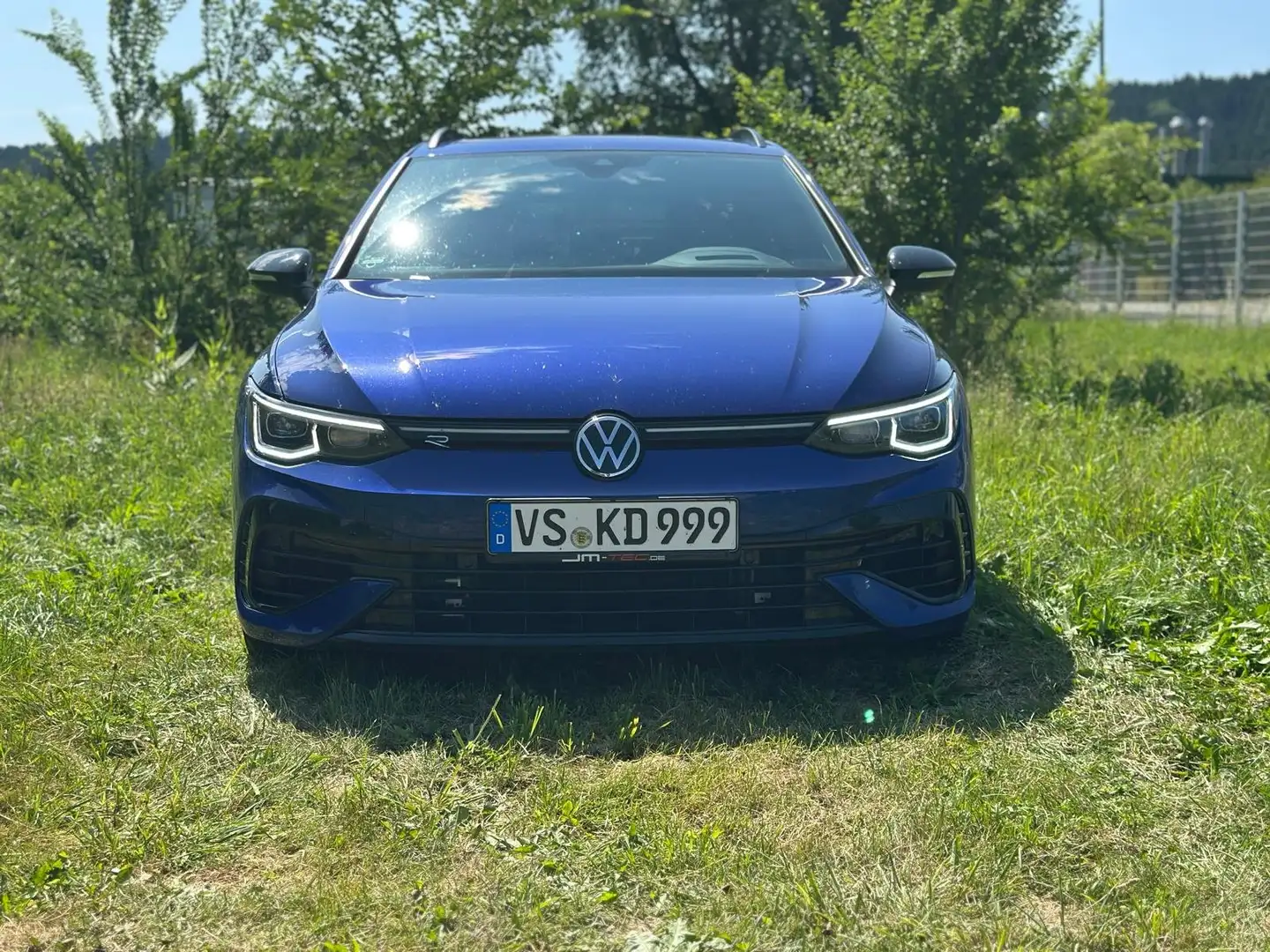 Volkswagen Golf Variant 2.0 TSI OPF 4M DSG R *Vollleder*Pano*IQ*AHK* Blauw - 2