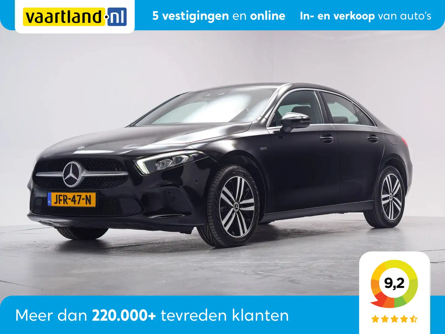 Mercedes-Benz A 250 Limousine e Premium [ Leder Trekhaak Stoelverwarmi Schwarz - 1