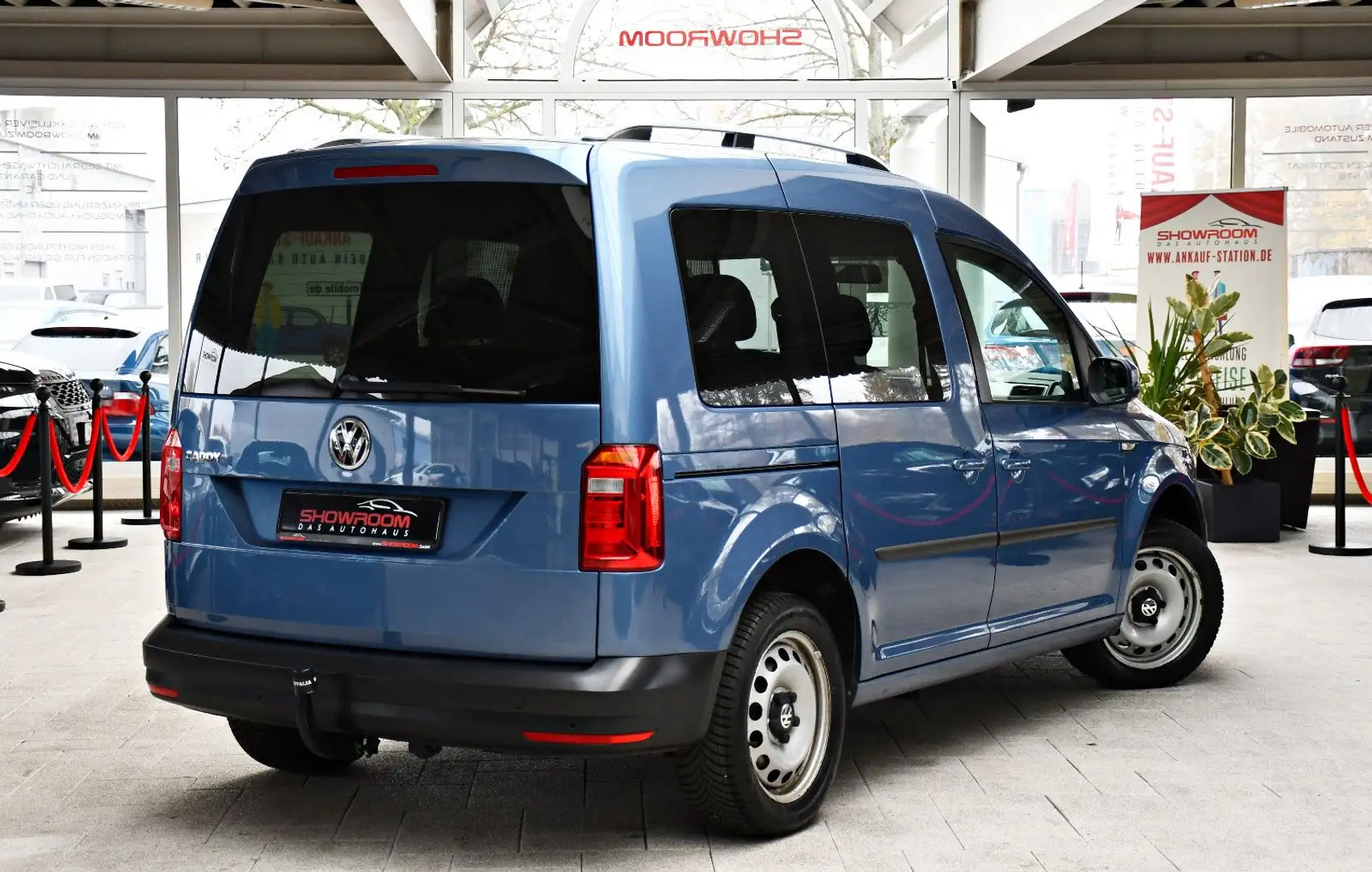 Volkswagen Caddy PKW Standheizung Navi PDC Ahk 2.Hand Bleu - 2