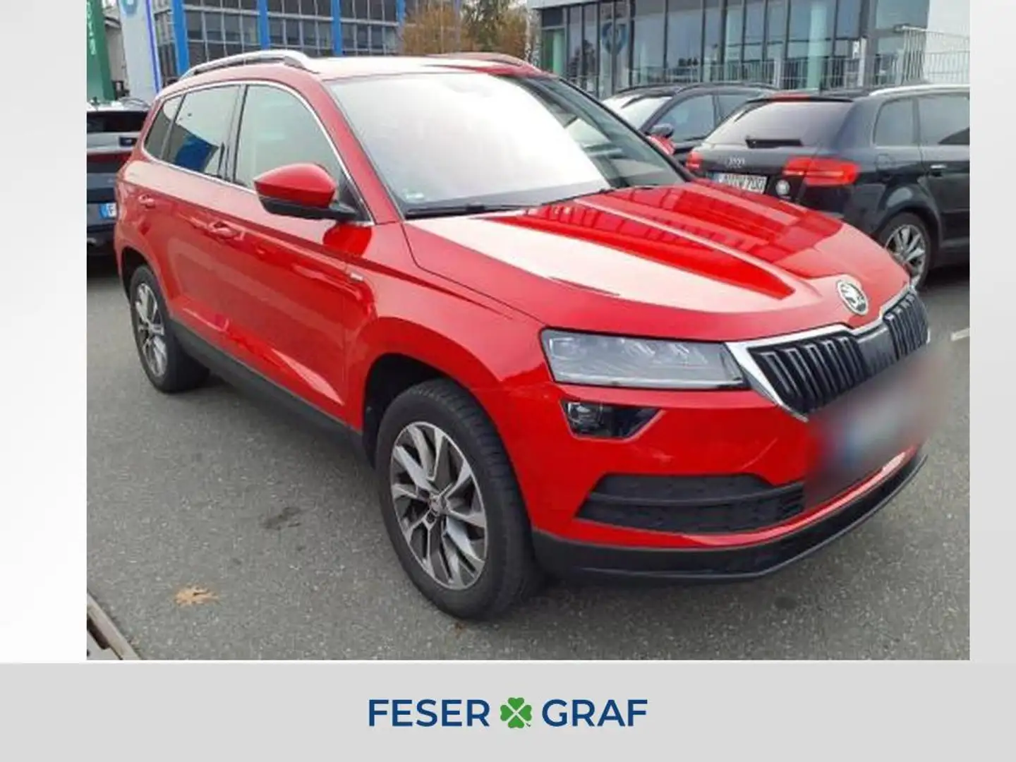 Skoda Karoq 1.5 TSI Clever AHK/PDC+/PANO Rot - 1