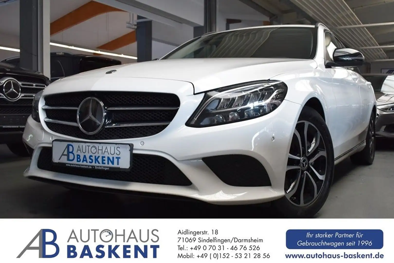 Mercedes-Benz C 220 T Avantgarde*NIGHT-PAKET*LED*NAVI*SHZ*PDC Weiß - 1
