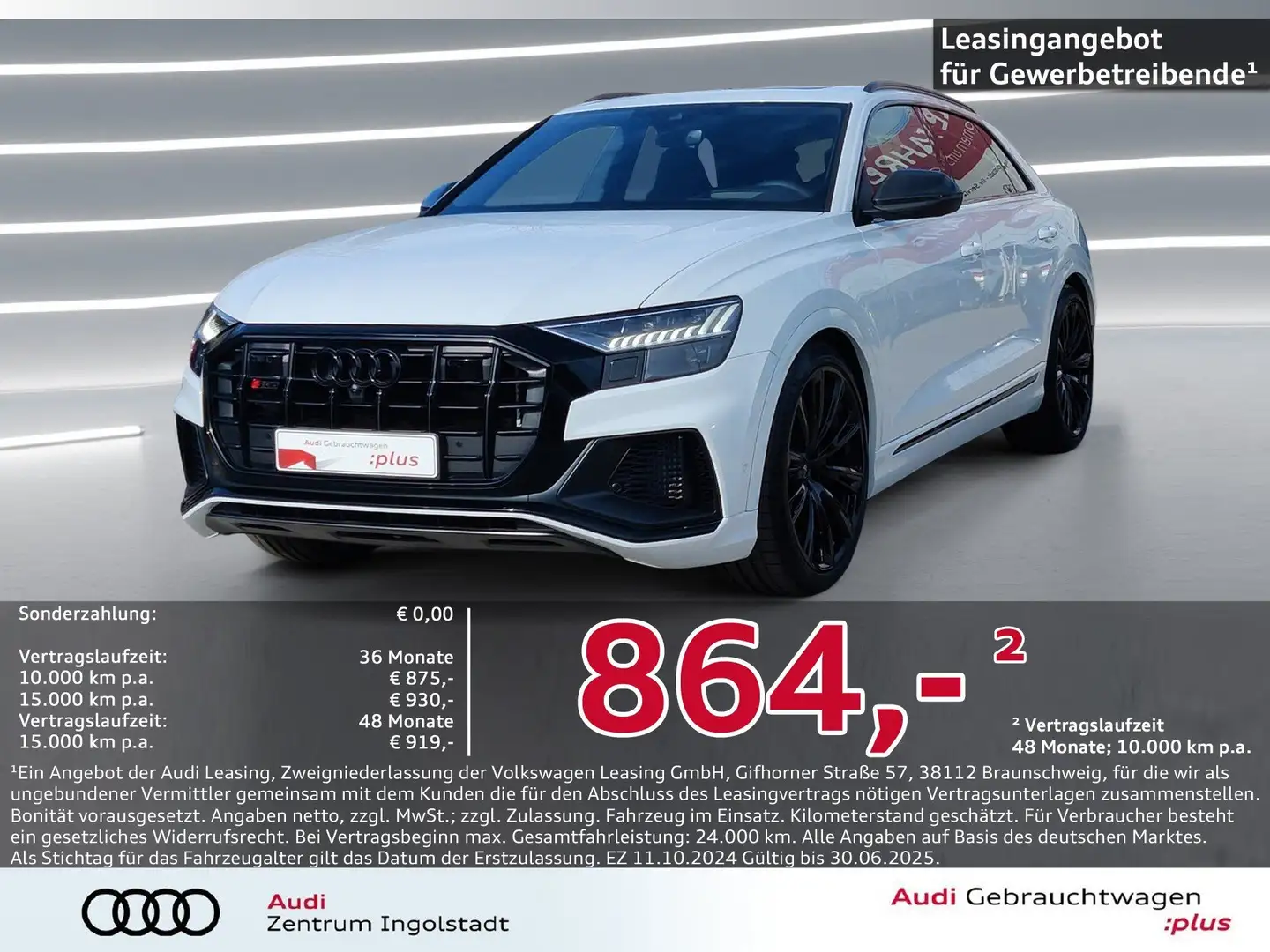 Audi SQ8 TFSI Comp.+ HD-MATRIX 23" Pano AHK NP: 141T Alb - 1