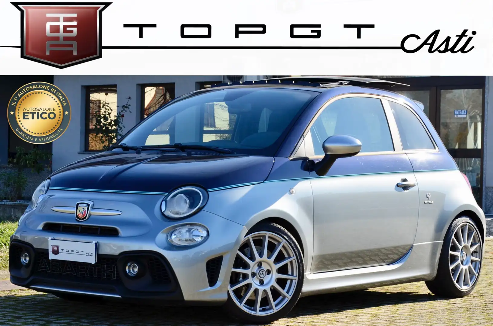 Abarth 695 695 1.4 16v Rivale 180cv MANUALE, TETTO, AKRAPOVIC Сірий - 1