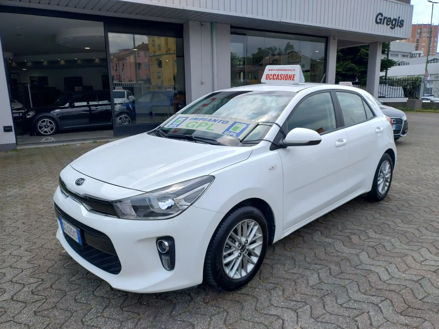 Kia Rio 1.2 Evolution Gpl Originle - GARANZIA FINO 36 MESI Blanc - 1