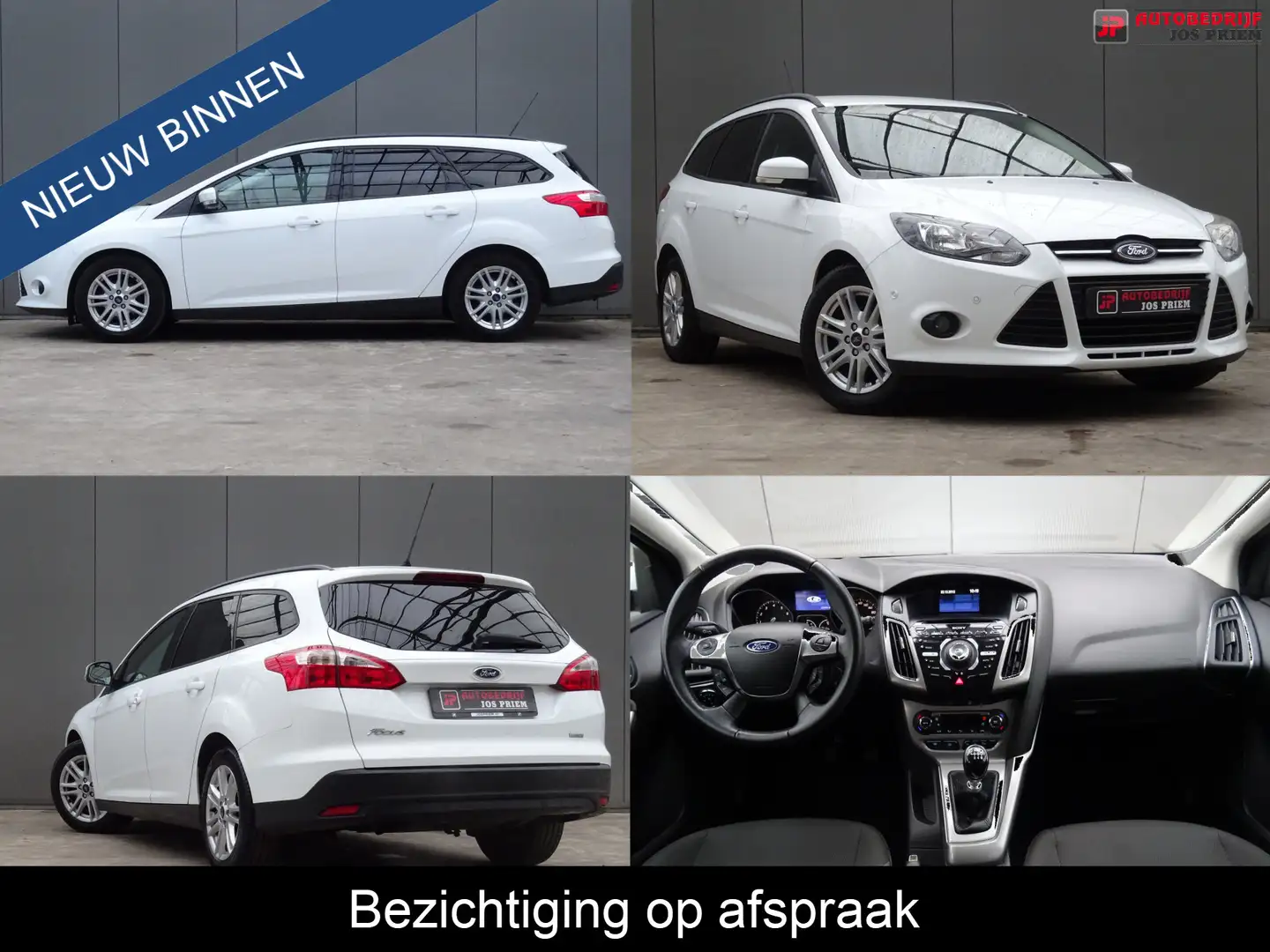 Ford Focus Wagon 1.0 EcoBoost Titanium * NIEUWE MOTOR !! Bianco - 1