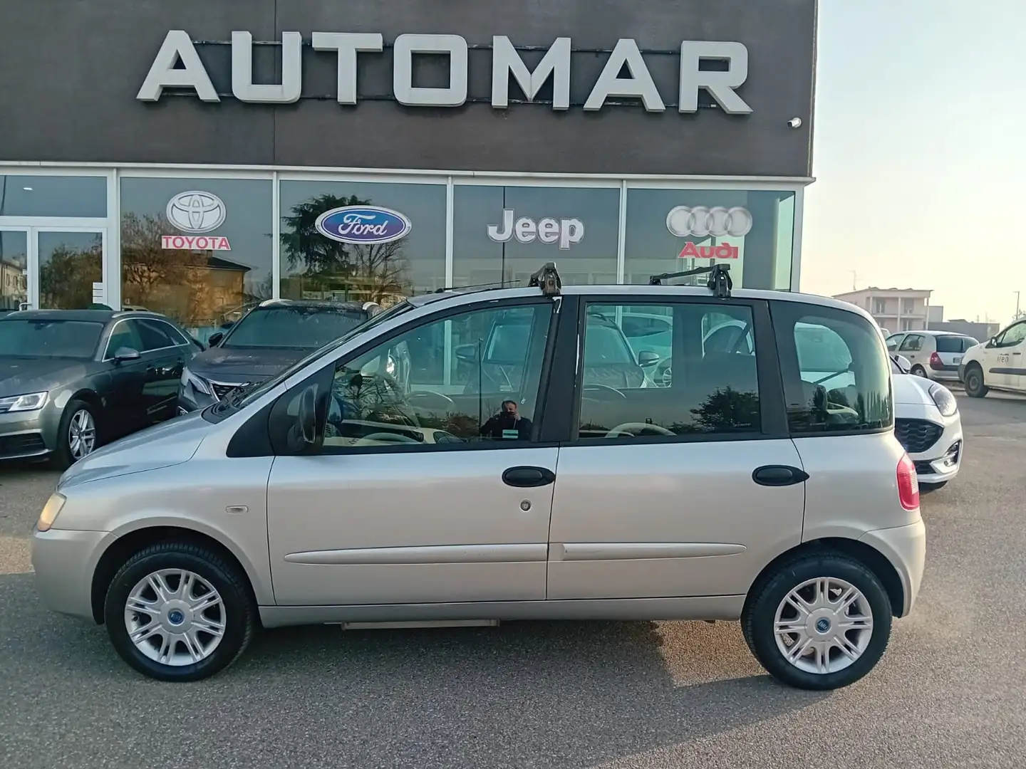 Fiat Multipla 1.6 16v natural power Unicoproprietario Argento - 1