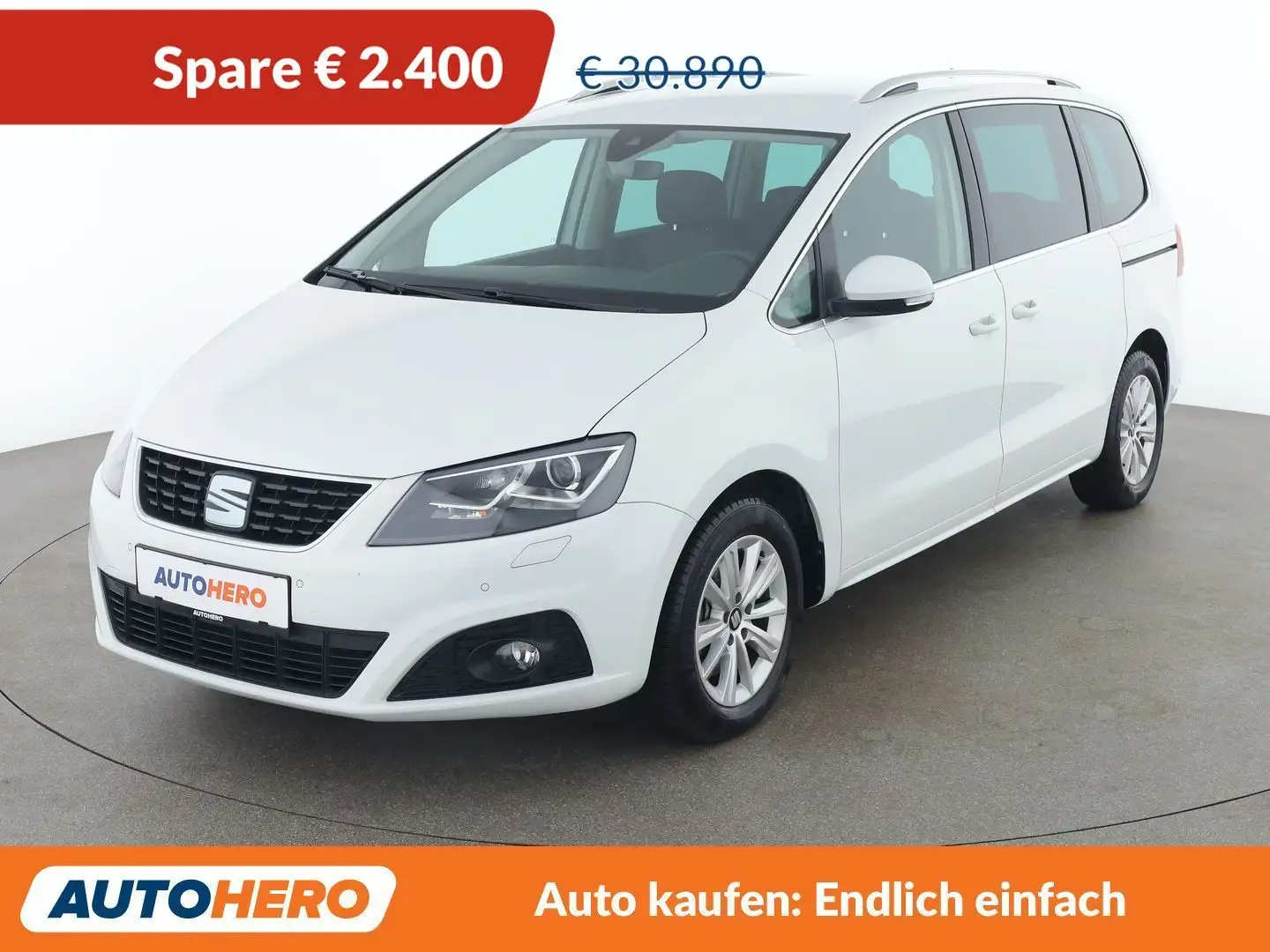 SEAT Alhambra 2.0 TDI Xcellence Weiß - 1