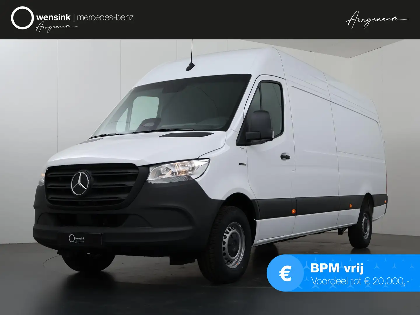 Mercedes-Benz 320 eSprinter L3 Pro 56kWh | Stoelverwarming | 3-zits Bílá - 1