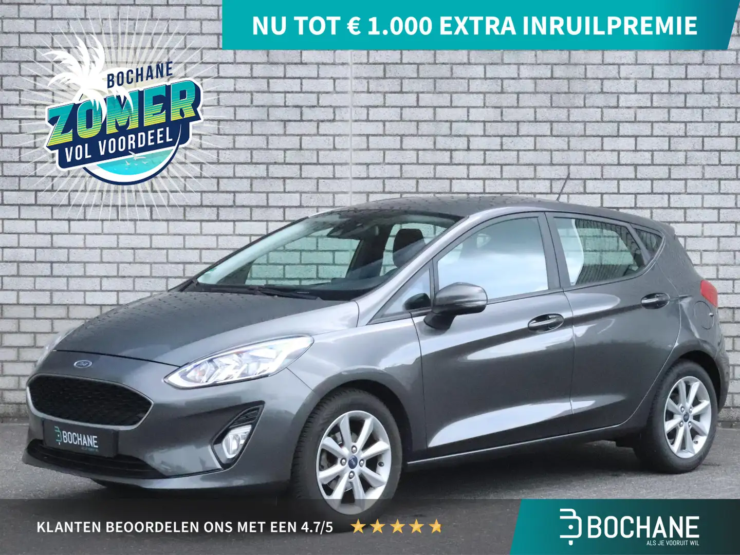 Ford Fiesta 1.1 Trend | Navigatie | Parkeersensoren | Cruise C Grijs - 1