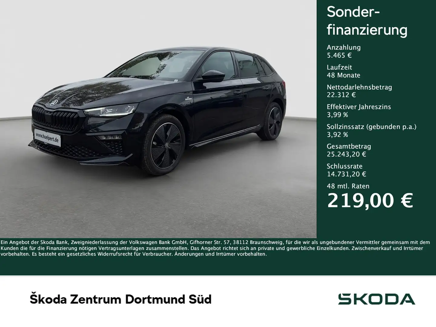 Skoda Scala 1.5 MONTE CARLO PANO CAM ACC LM17 NAVI Zwart - 1