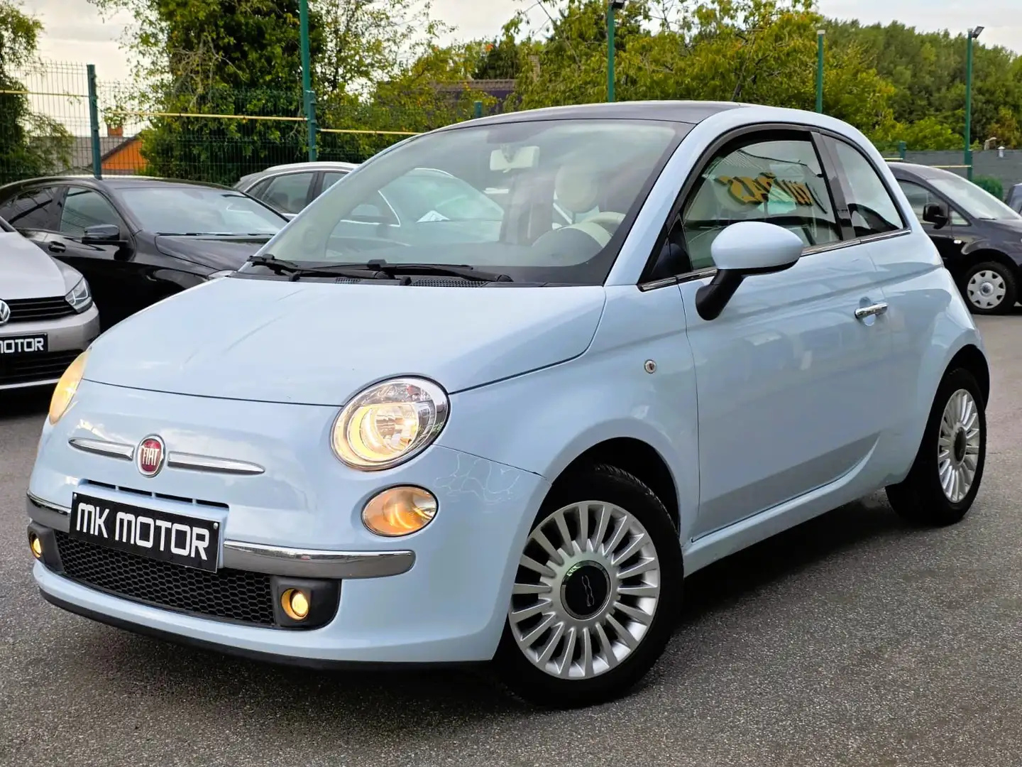 Fiat 500 🟢1.3 DIESEL 95CV - AIRCO - TOIT PANO - 1ER PROP Blauw - 1