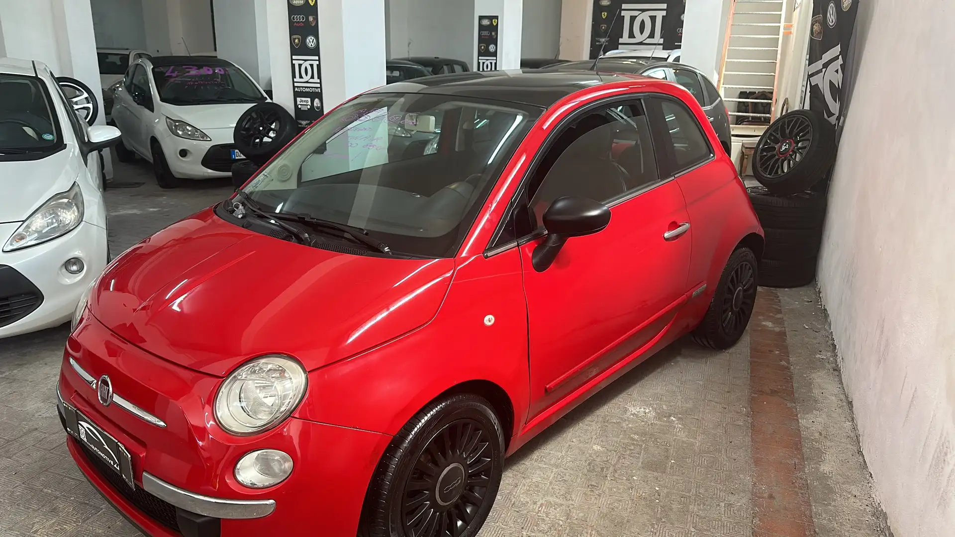 Fiat 500 1.2 Lounge 69cv /UNICOPROPRIETARIO Rosso - 1
