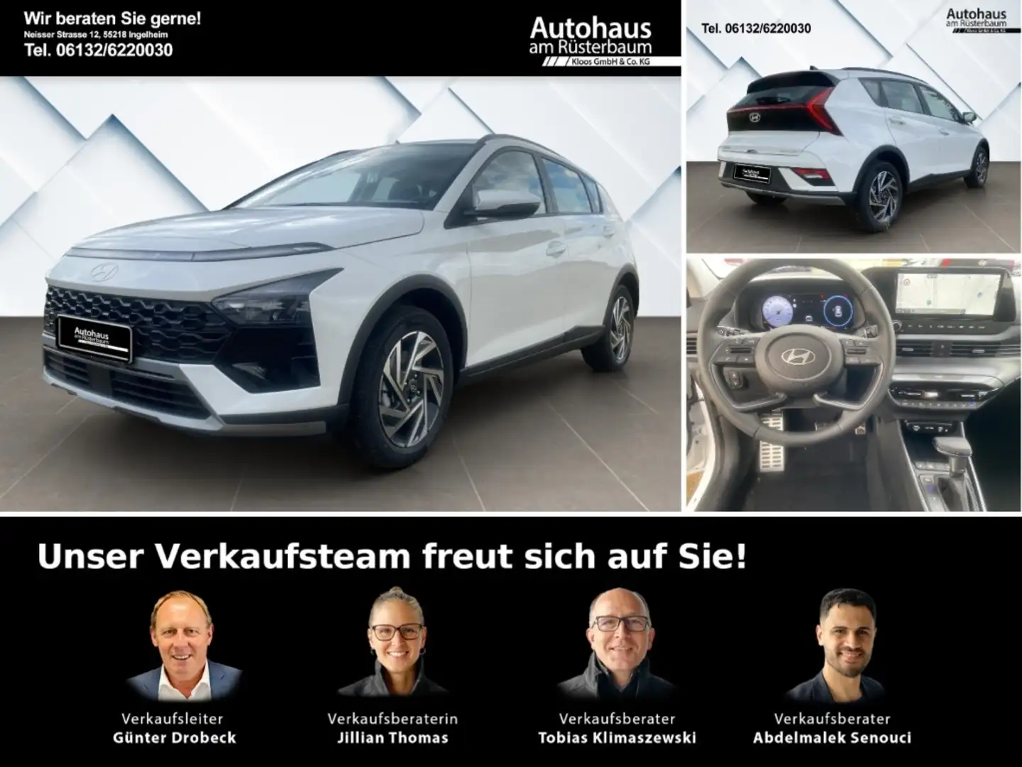Hyundai BAYON Trend (MY25) 1.0 Automatik Bose Soundpaket, Komfor Blanc - 1