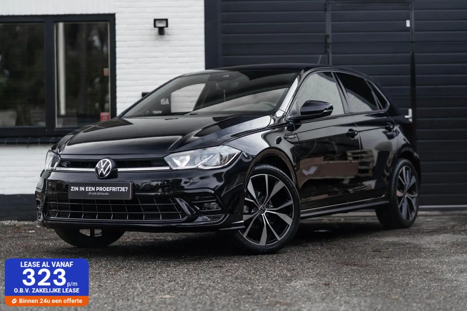 Volkswagen Polo 1.0 TSI R-Line 95| Digi Cockpit | LED | Navi Zwart - 1