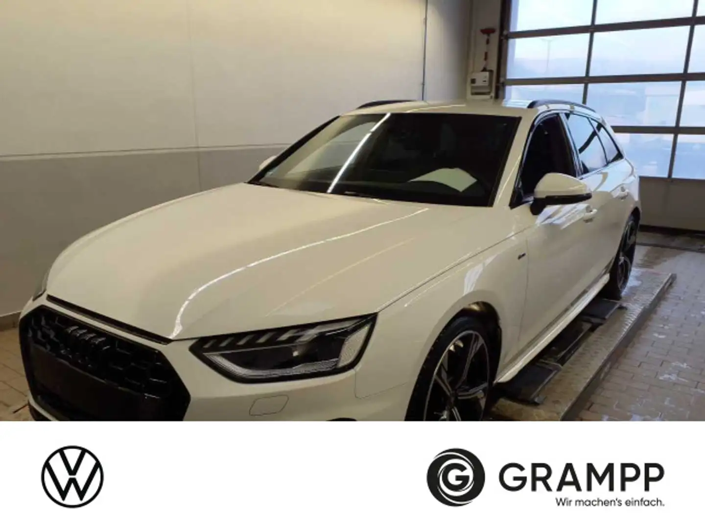 Audi A4 S line 40 TFSI quattro S-tronic +OPTIK+ Blanc - 1