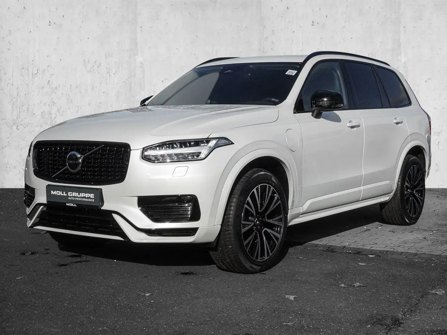 Volvo XC90 T8 AWD Plus Dark 4xSHZ ACC AUT DYNLICHT FLA Weiß - 2