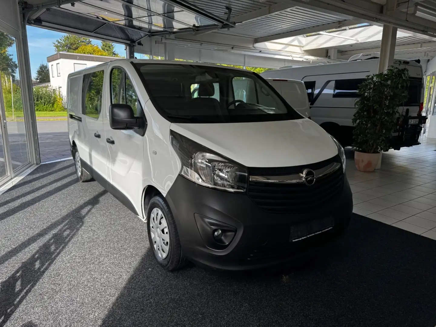 Opel Vivaro Doka Mixto Lang L2 *Kasten + 5-Sitze* Weiß - 2