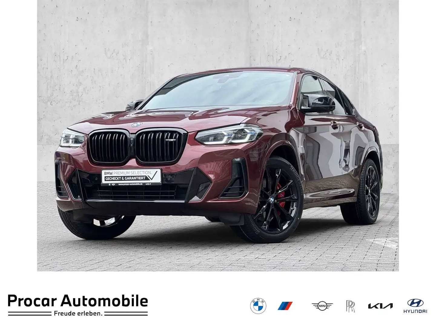 BMW X4 M 40d Laser DA PA+ HuD HiFi AHK 20"LM Rojo - 1