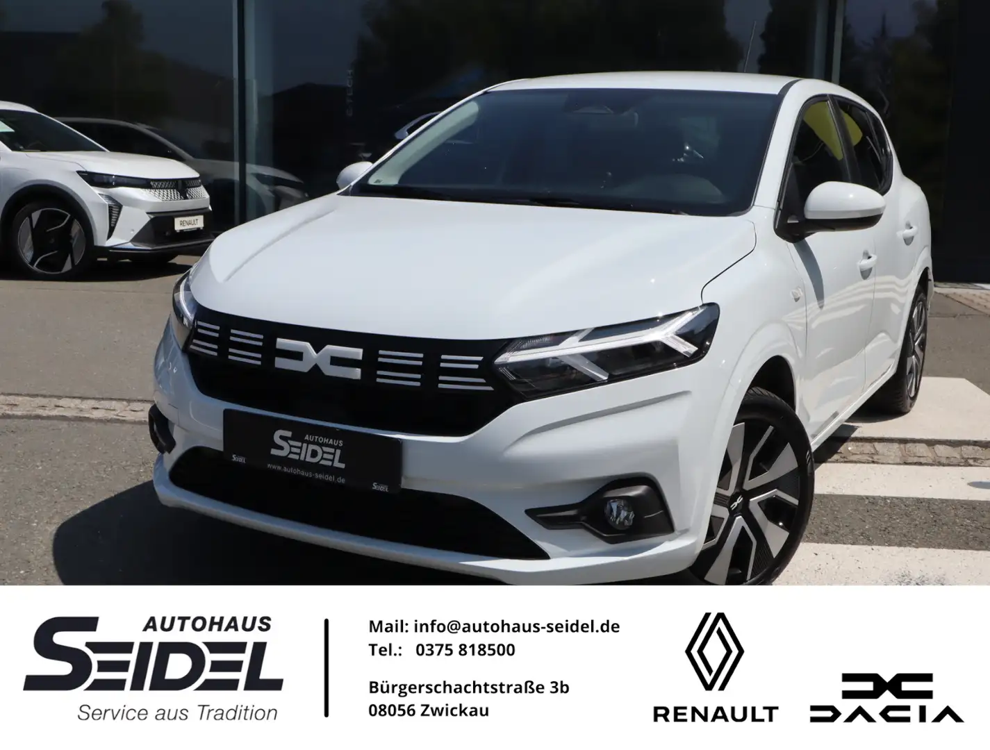 Dacia Sandero Expression TCe 90 CVT Automatik! Biały - 1