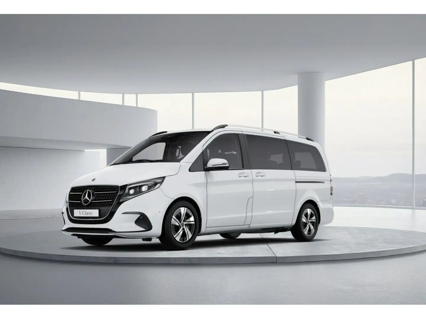 Mercedes-Benz V 250 D 4MATIC Lang Aut. 7-Sitzer LED Navi Airm Bianco - 1