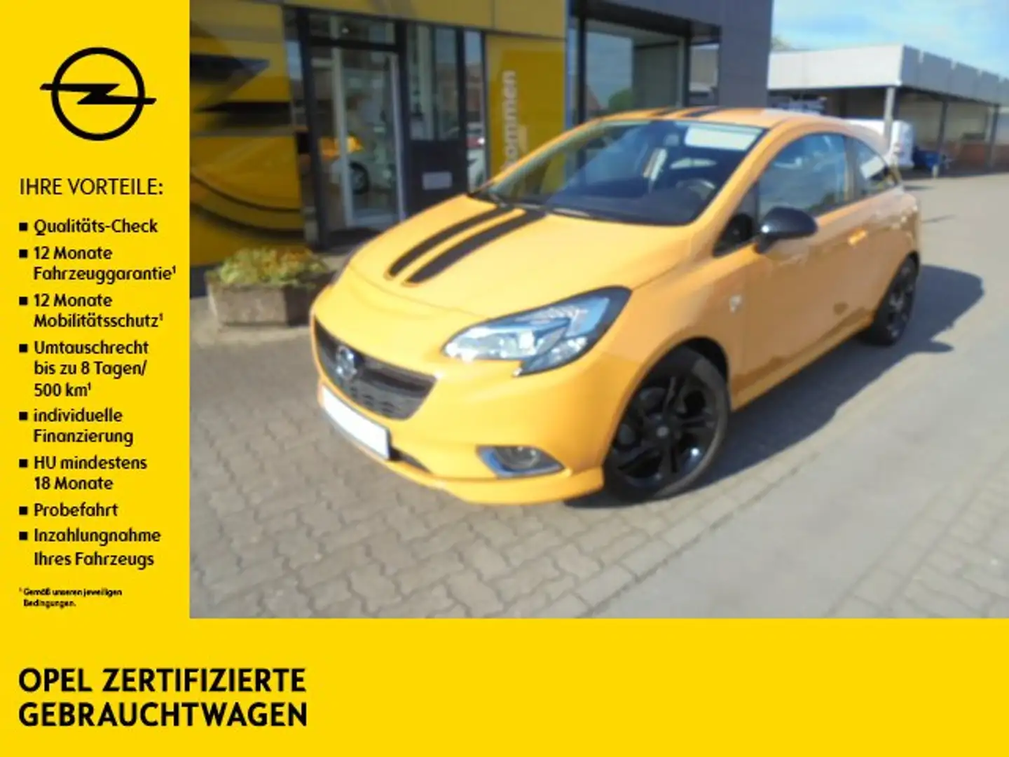 Opel Corsa 1.4 Turbo Color Edition Bi-Xenon/OPC-Line/SHZ/LHZ Orange - 1