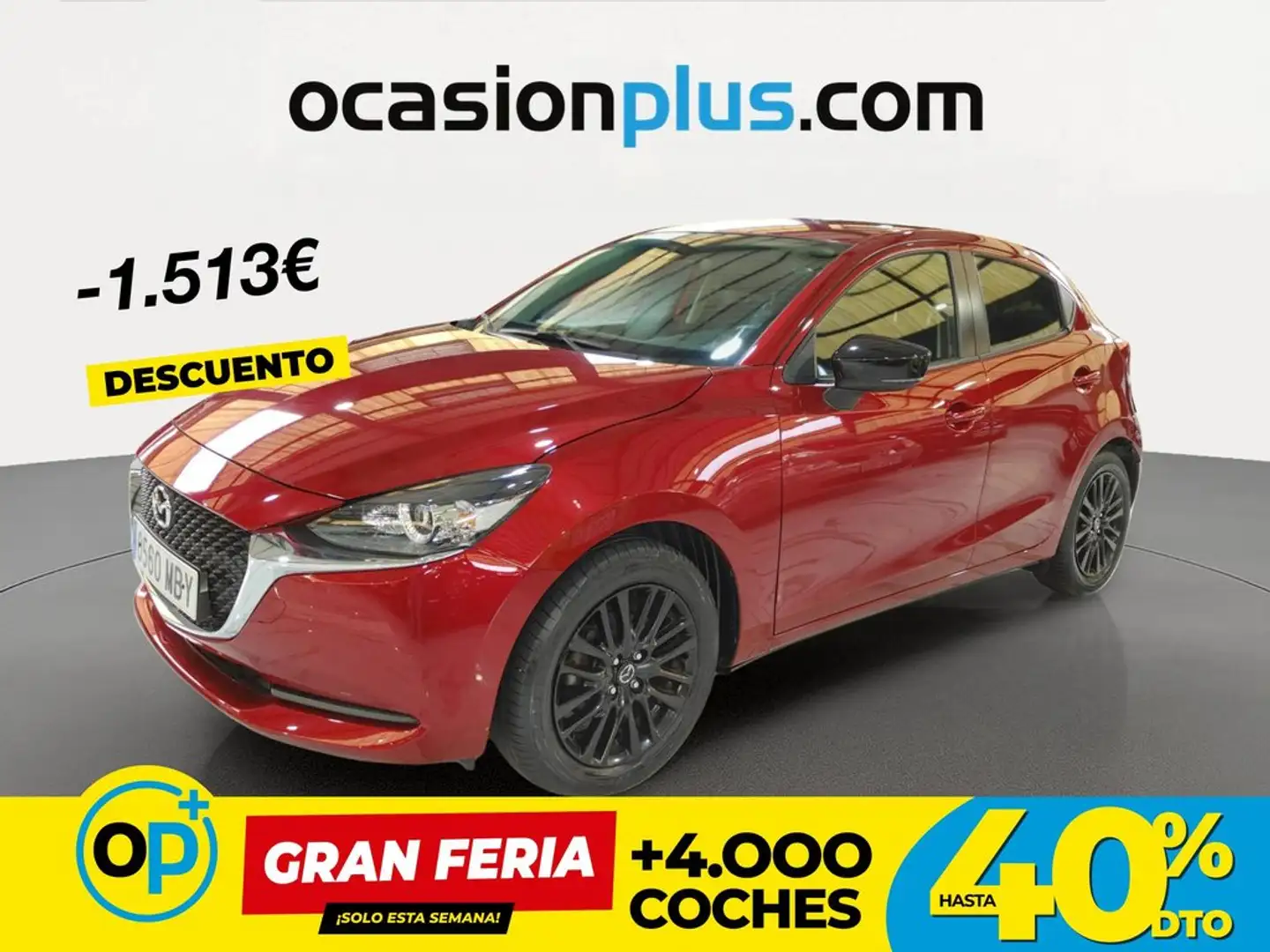 Mazda 2 1.5 e-Skyactiv G Homura 66kW Rojo - 1