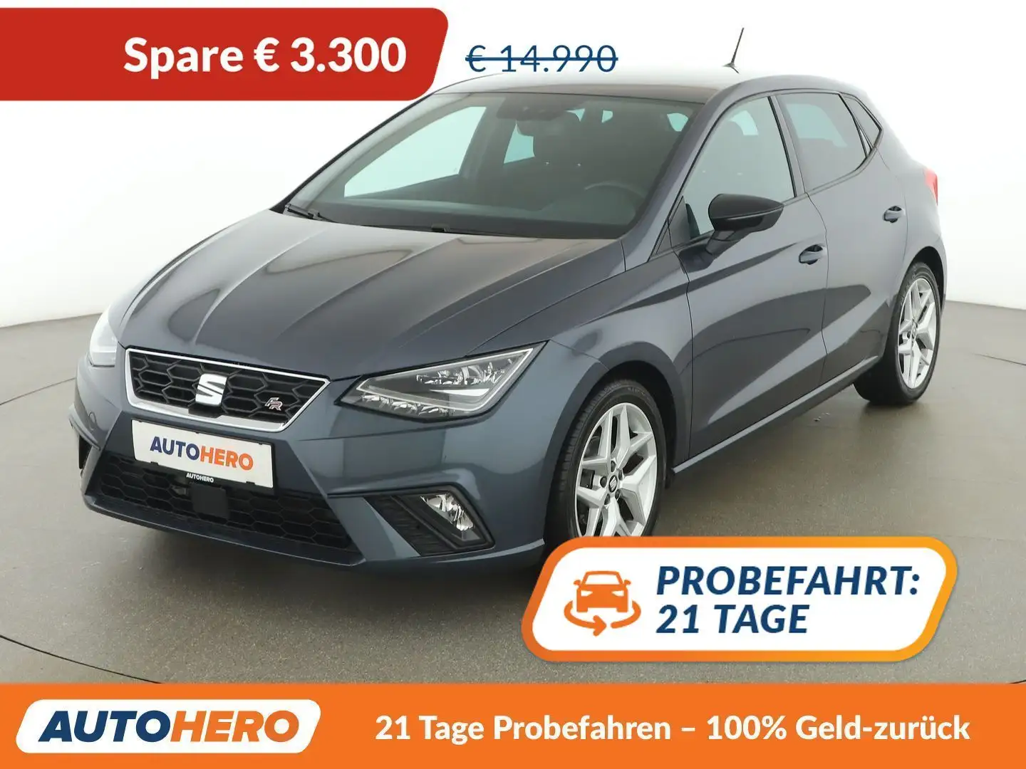 SEAT Ibiza 1.0 TSI FR *LED*TEMPO*NAVI*CARPLAY&AUTO* Grau - 1