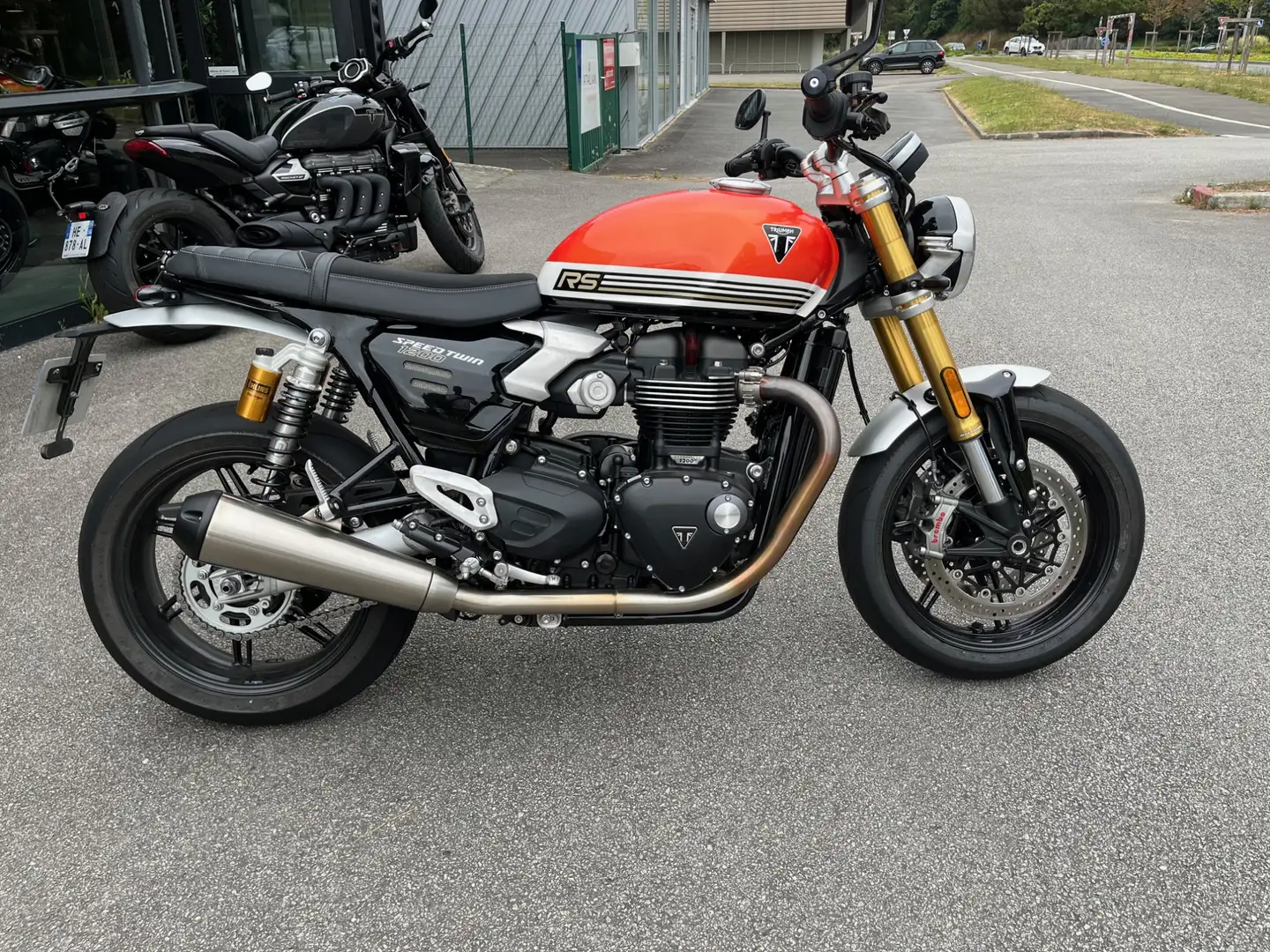 Triumph Speed Twin Portocaliu - 2