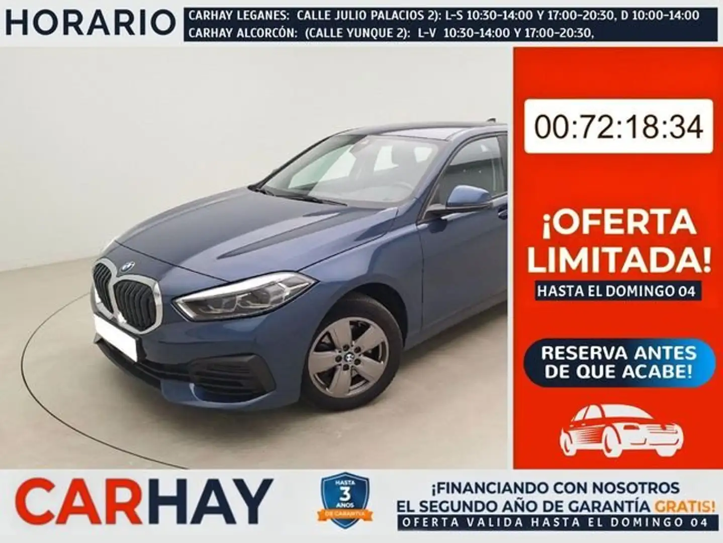 BMW 116 116d Azul - 1