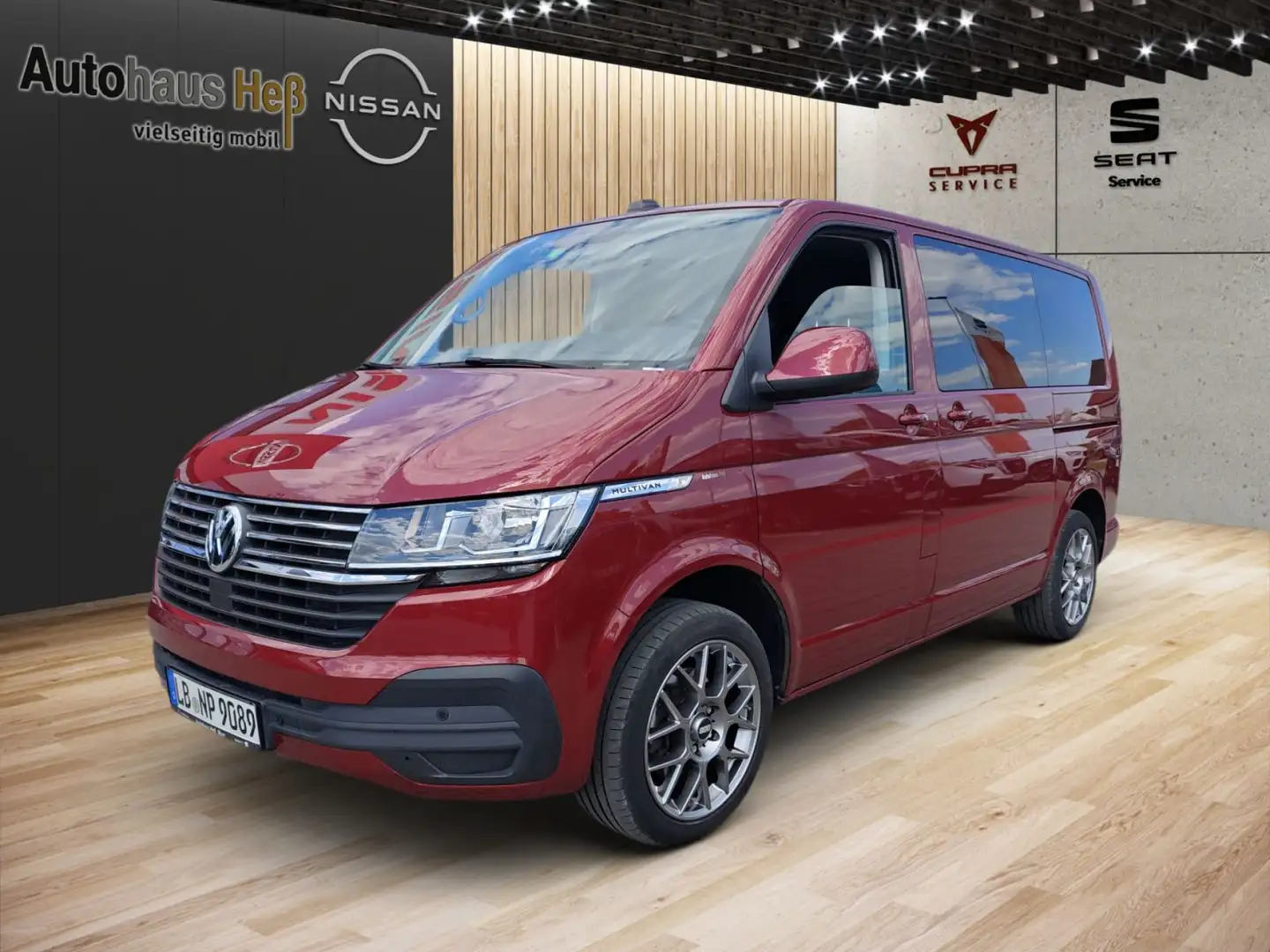 Volkswagen T6.1 Multivan 2.0 TDI DSG *AHK*R-Kam*Navi*Standh crvena - 1