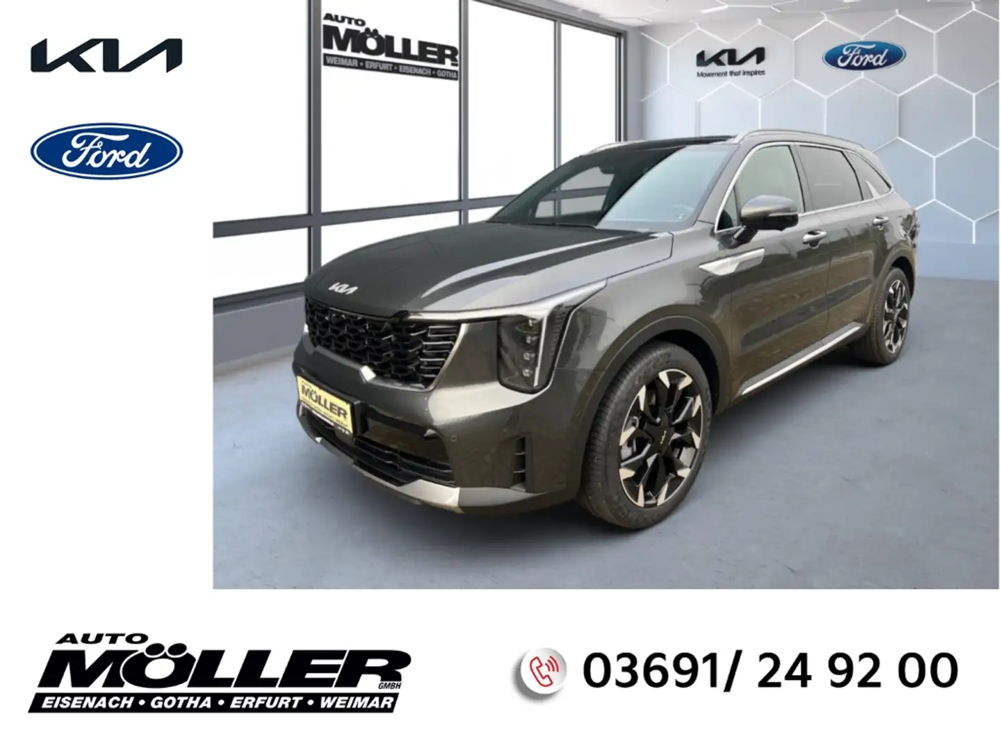 Kia Sorento PE 2.2D Platinum AWD AHK Nappa Panorama-Glasdach P Серый - 1