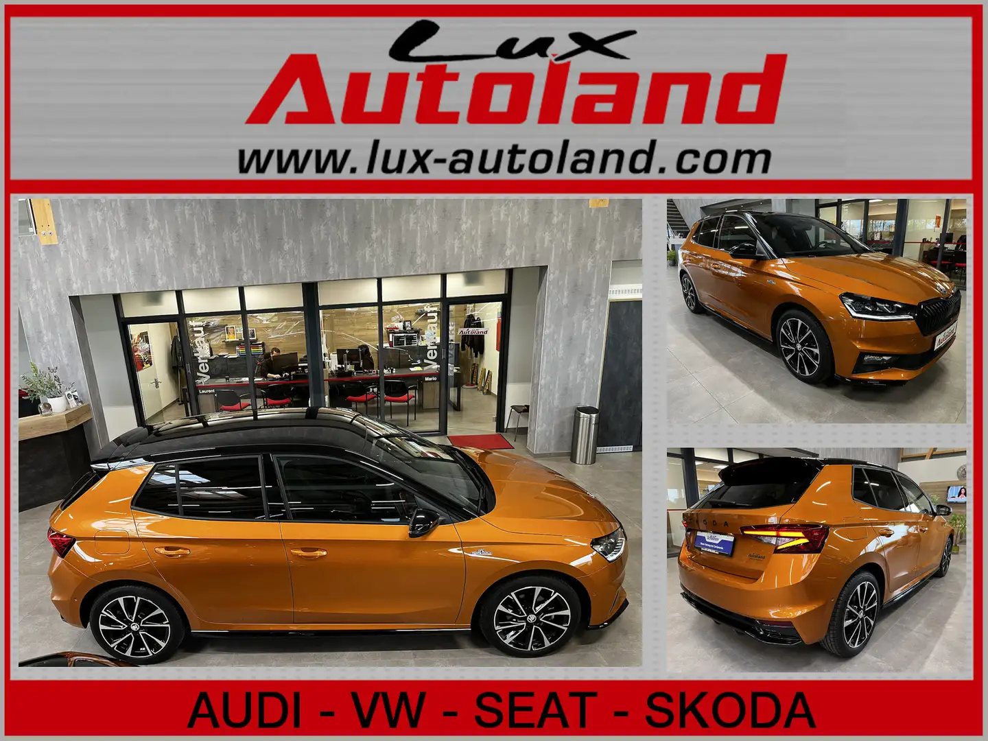 Skoda Fabia Monte Carlo 17´ Kamera 5JG ParkAssist Orange - 1