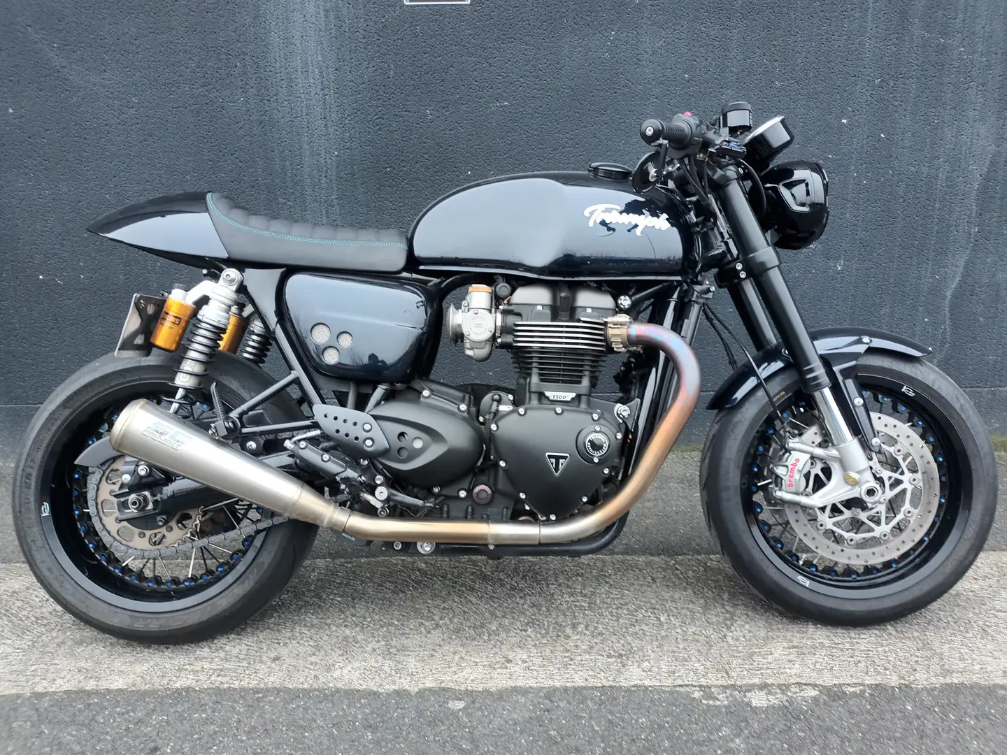 Triumph Thruxton Kék - 1