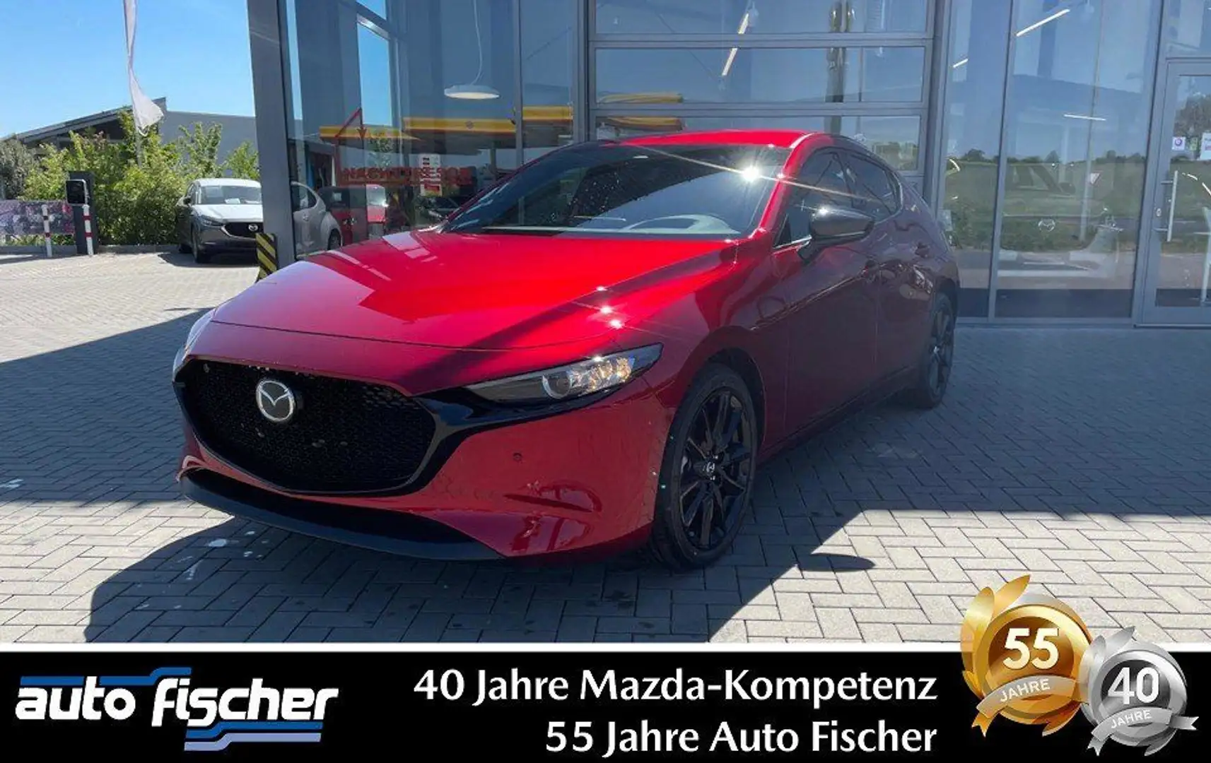 Mazda 3 2.0 (186PS) Schalter Homura Sitzheizung Navi R Rot - 1