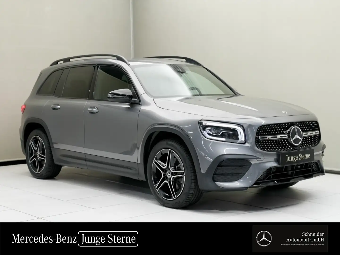 Mercedes-Benz GLB 200 d 4MATIC Night Sport KAM SpurW SpurH Grijs - 1
