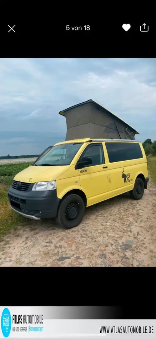 Volkswagen T5 California Beach Aufstelldach 4Motion Cape 2 Gelb - 2