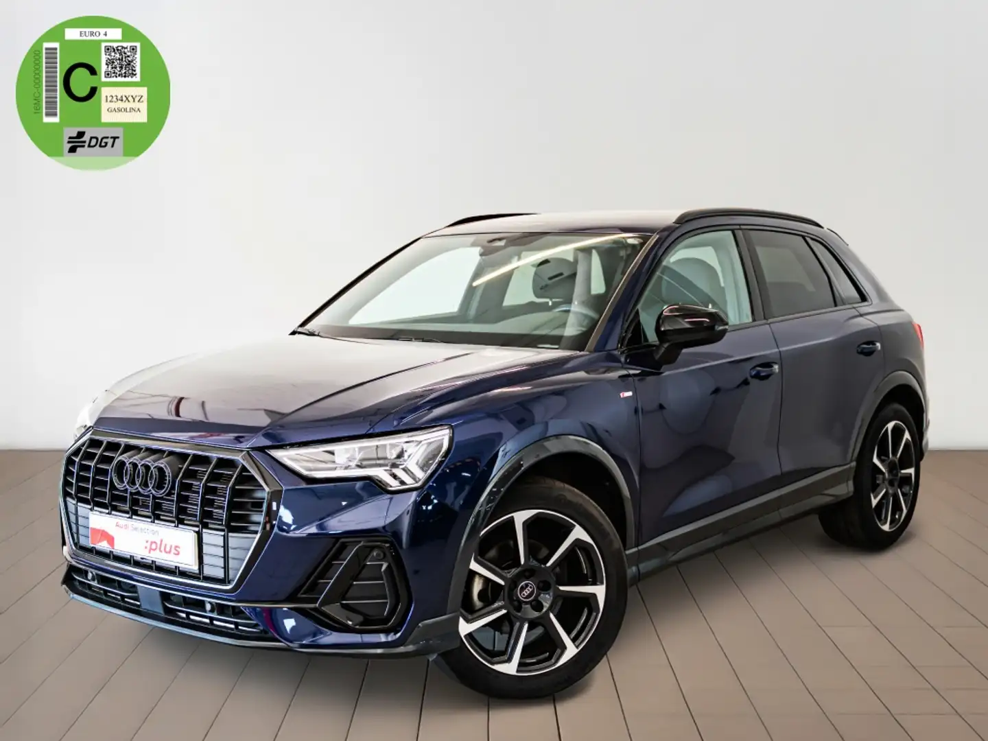 Audi Q3 35 TFSI Black line S tronic Blau - 1