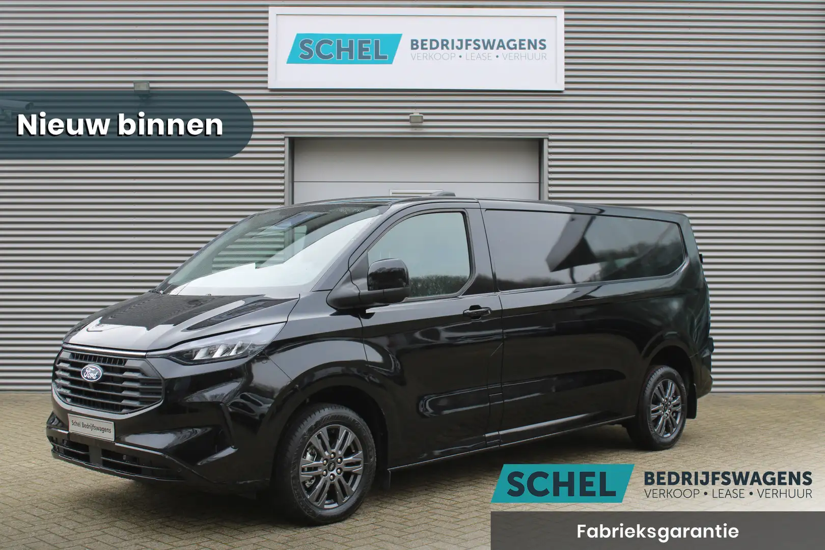 Ford Transit Custom 320 2.0 TDCI L2H1 Limited 170pk - Adaptive Cruise Zwart - 1